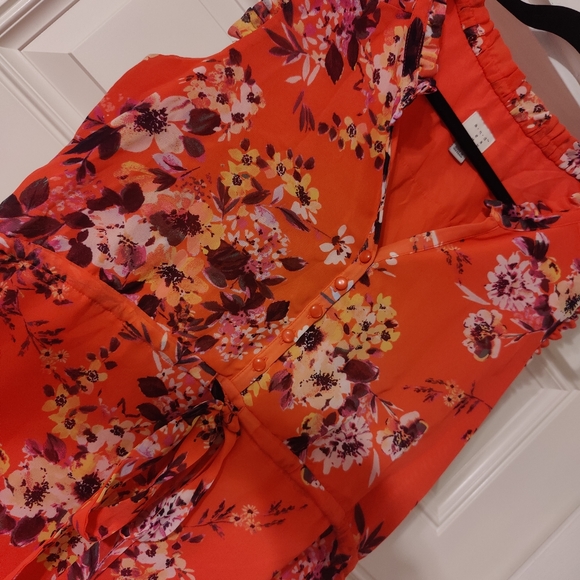 A New Day floral dress Size Medium - Picture 4 of 7